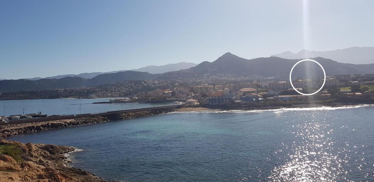 Tres Beau Duplex Vue Panoramique Mer, Proche Plage LʼÎle-Rousse Kültér fotó
